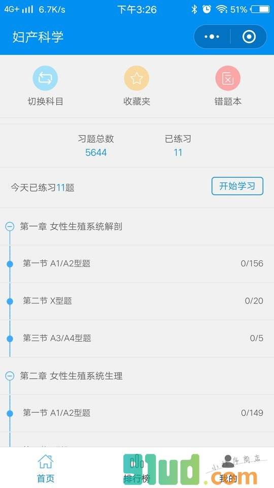 妇产科主任医师资格考试习题精编小程序截图