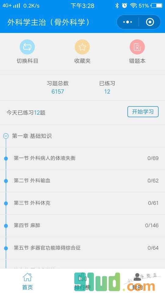 骨科主任医师资格考试习题精编小程序截图