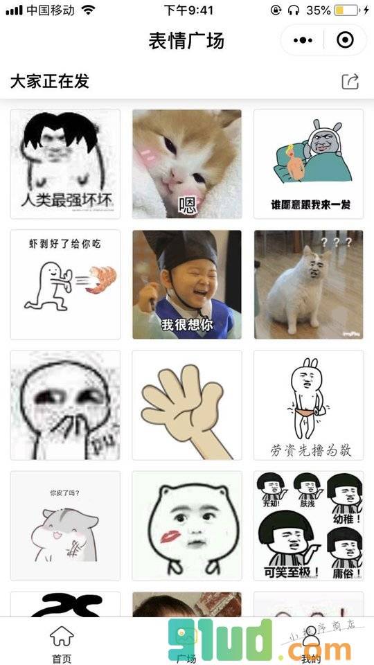 全网表情包小程序截图