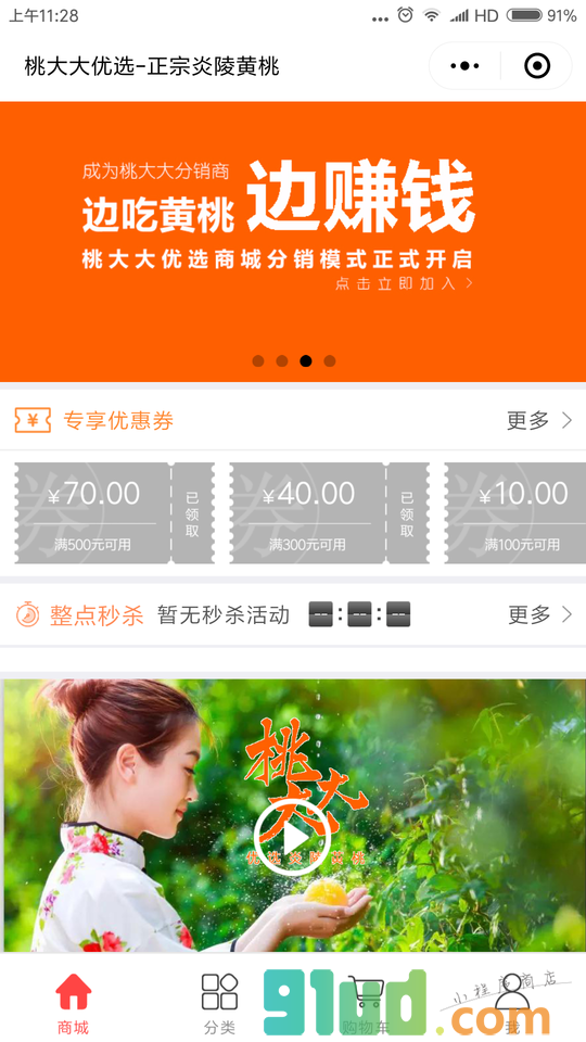 桃大大优选小程序截图