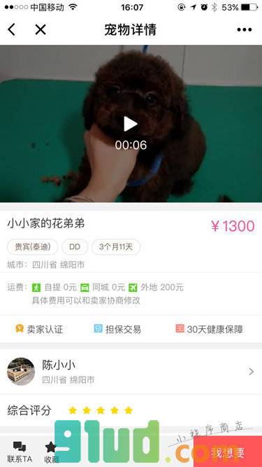 买一只小程序截图