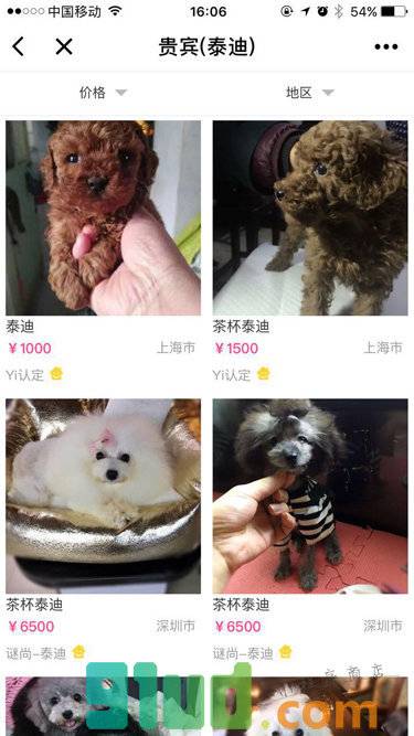 买一只小程序截图