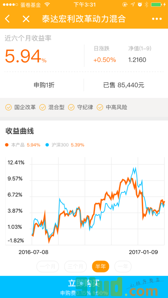 蛋卷基金-简单买基金小程序截图