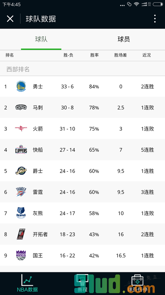 酷竞体育小程序截图