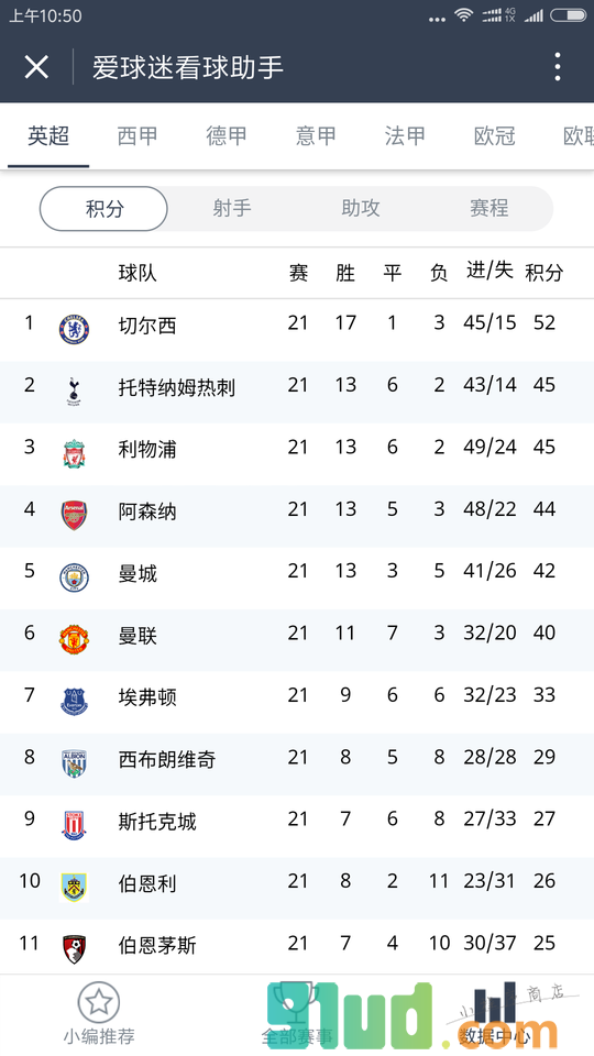 爱球迷看球助手小程序截图