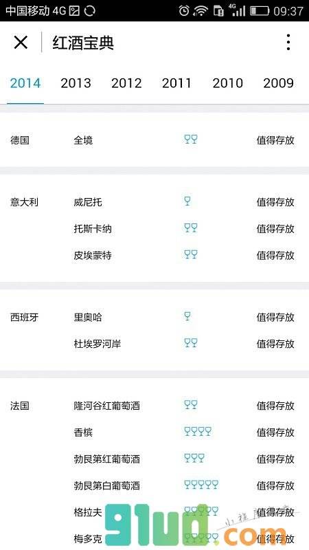 红酒宝典小程序截图
