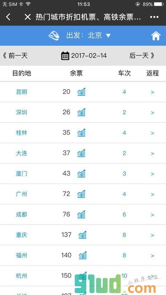 曼泽出行助手小程序截图