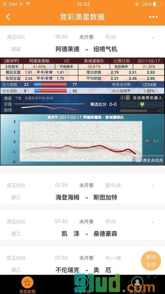 澳星数据GO小程序截图
