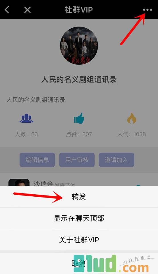 社群VIP小程序截图