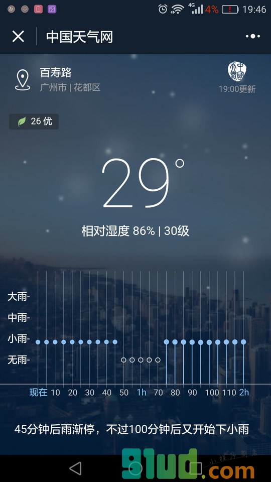 中国天气网e版小程序截图