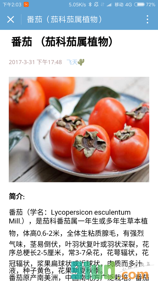 水果宝典查阅小程序截图