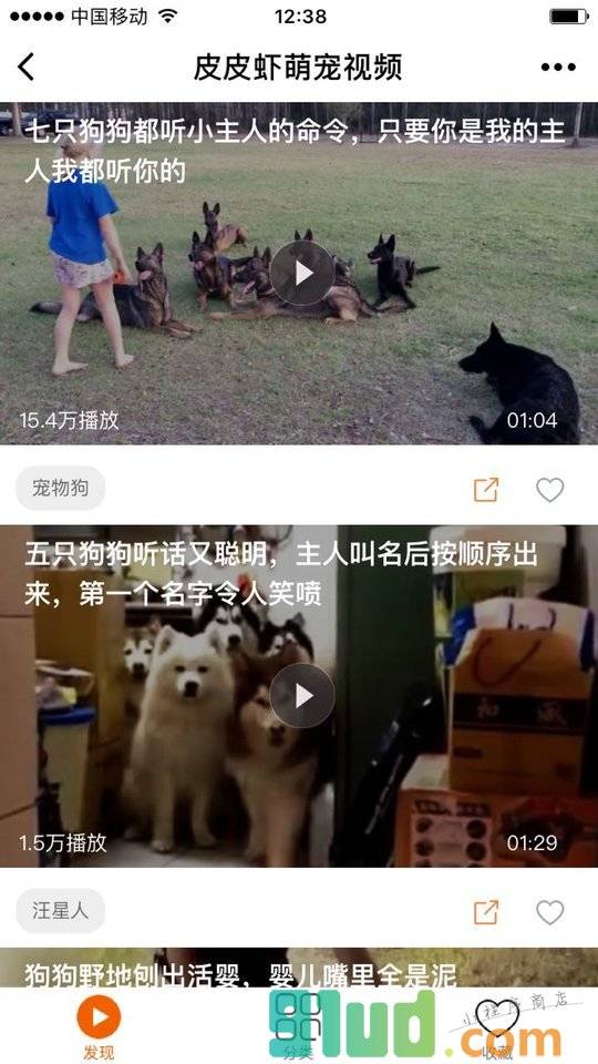 皮皮虾萌宠视频小程序截图