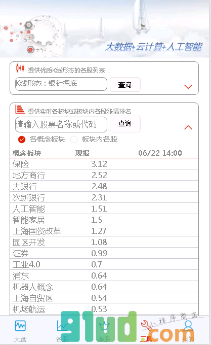 Ai鉴股小程序截图