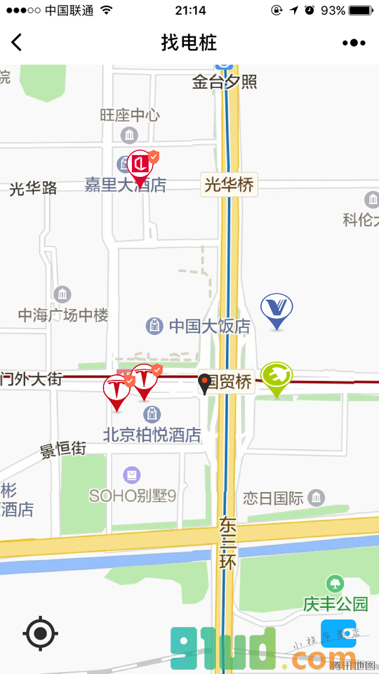 找电桩小程序截图
