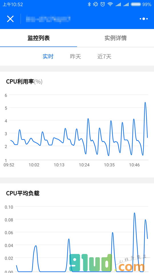 腾讯云助手小程序截图
