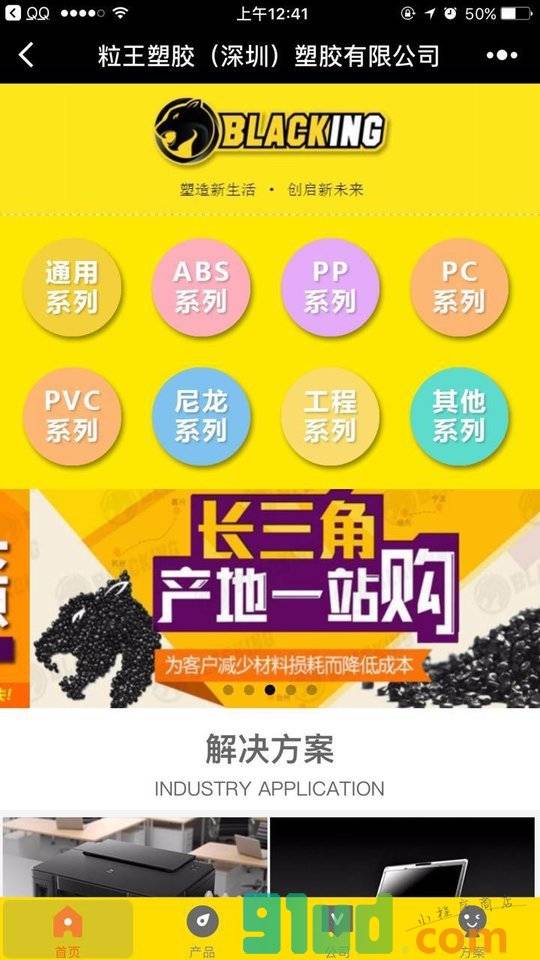 粒王黑色母小程序截图