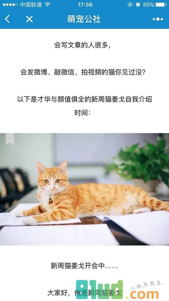 萌宠公社小程序截图