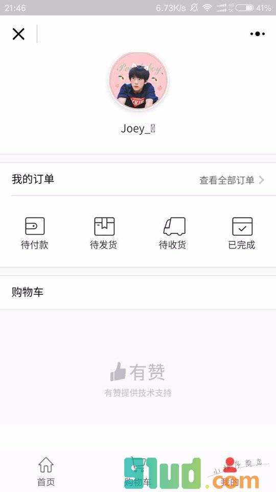 极果优品购物商店小程序截图