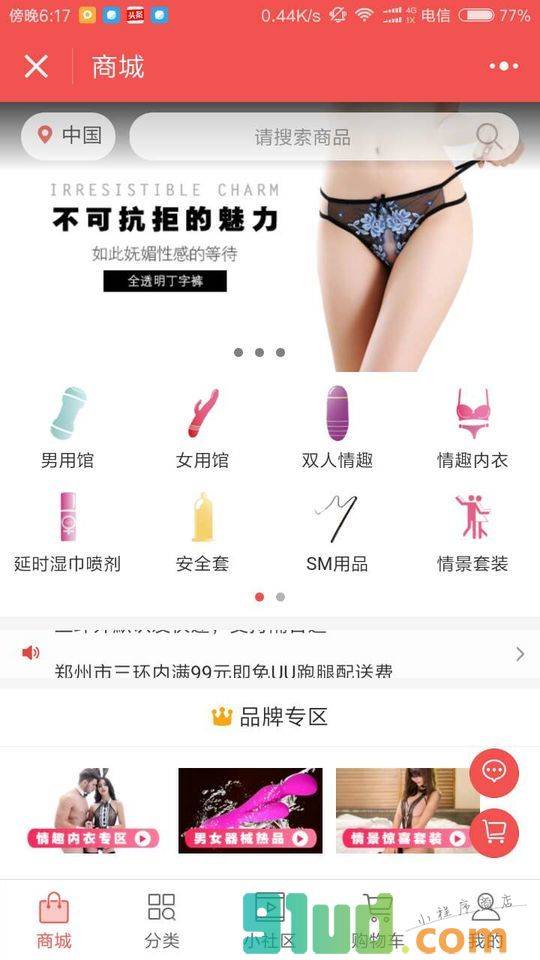 老司机成人情趣用品小程序截图
