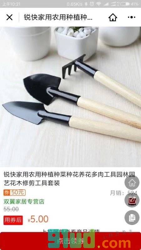 搜券王小程序截图