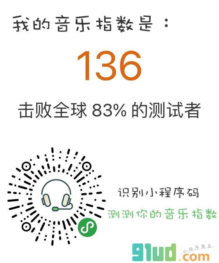 音乐指数lite小程序截图