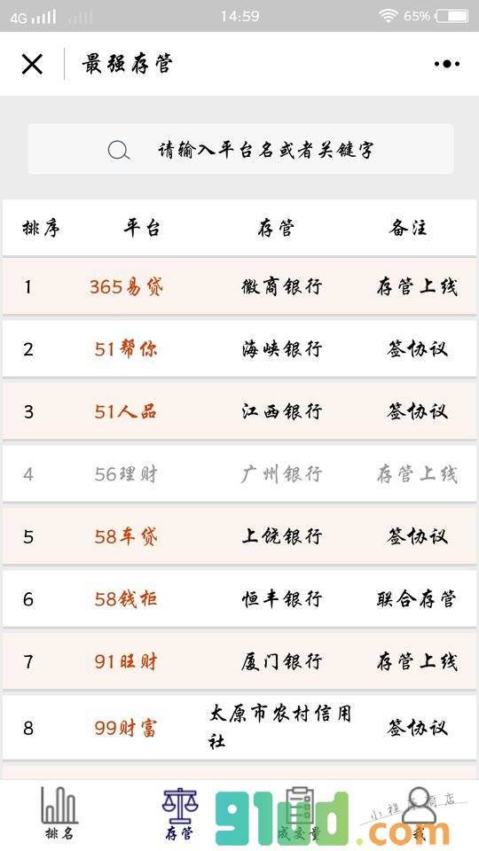 P2P理财大全小程序截图