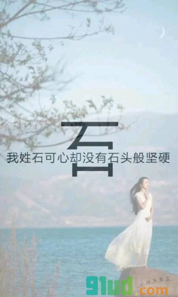 姓氏壁纸生成小程序截图