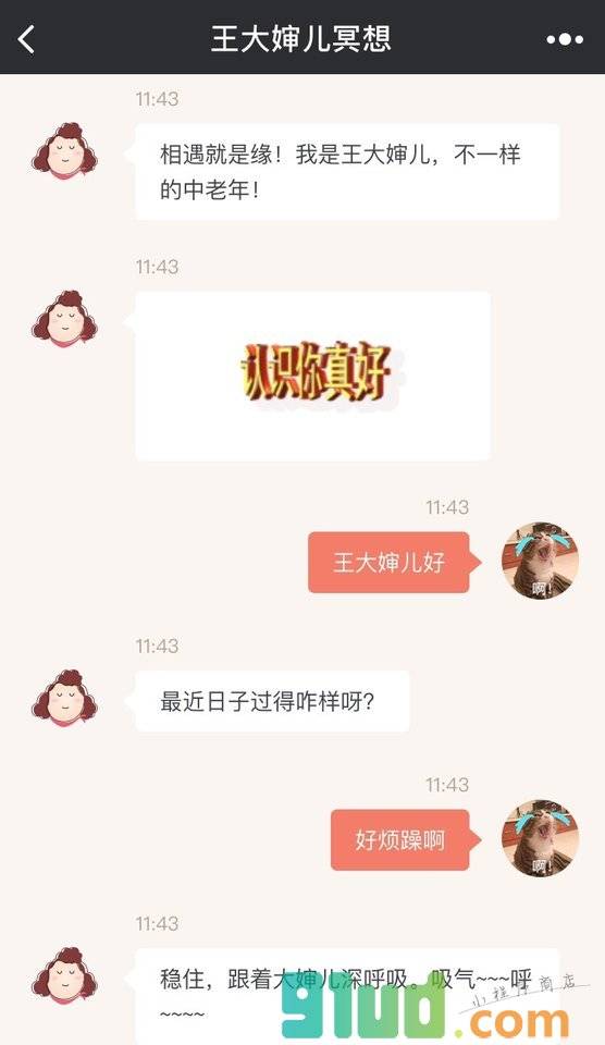 王大婶儿冥想小程序截图