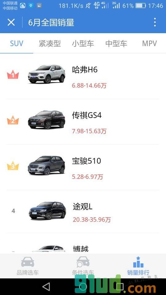 汽车报价大全小程序截图