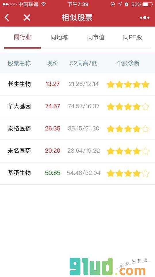 平安证券发现牛股小程序截图
