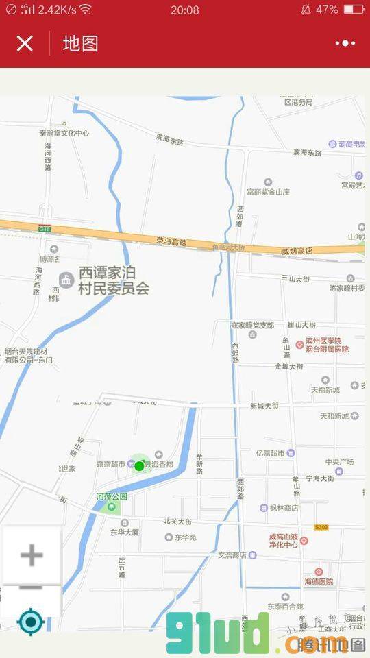 地图简易版小程序截图