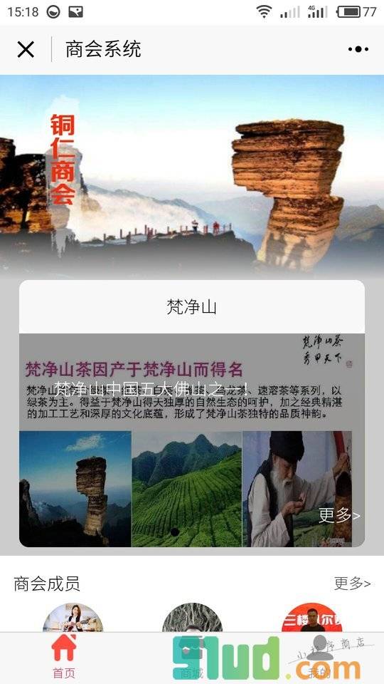 商会系统小程序截图
