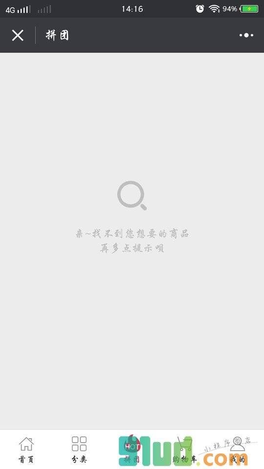 模板程序小程序截图