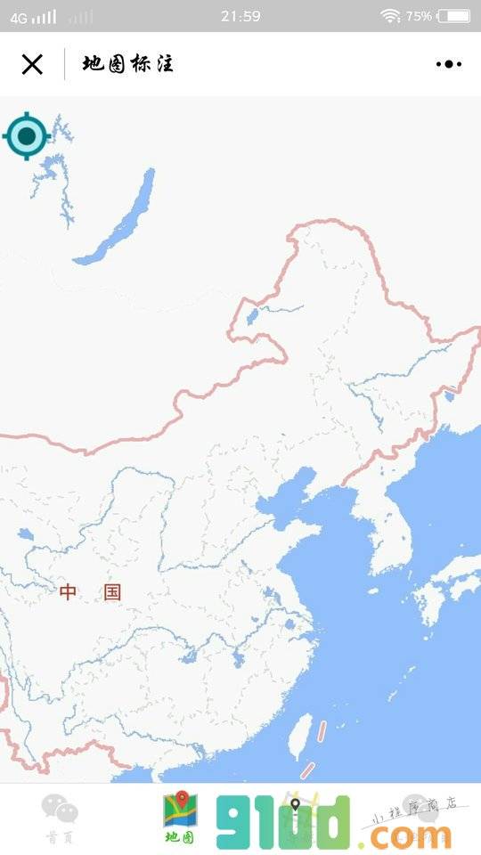 旅行必备地图小程序截图