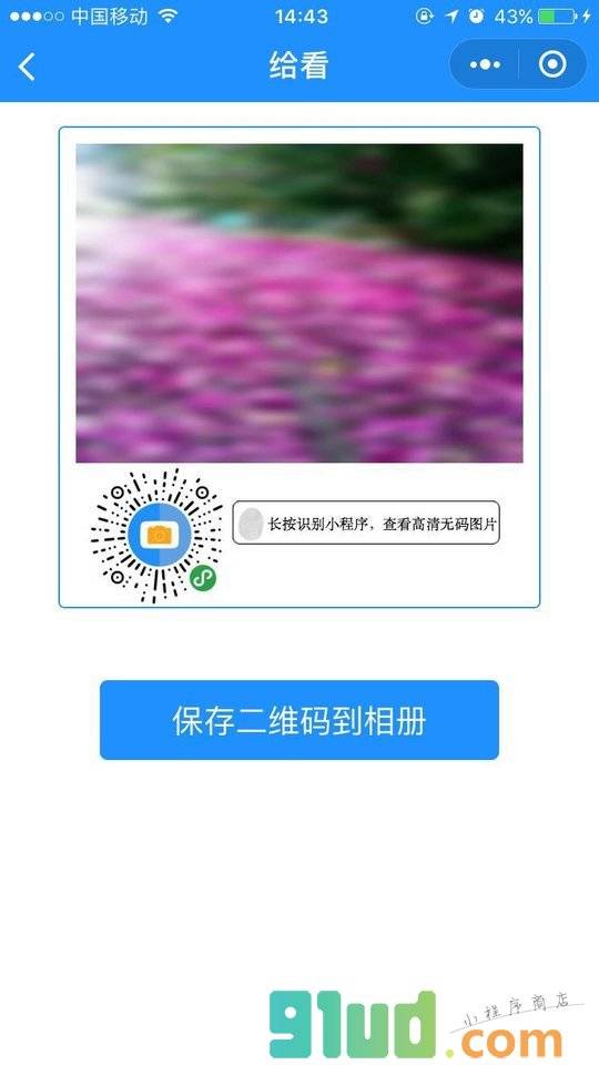 给看小程序截图