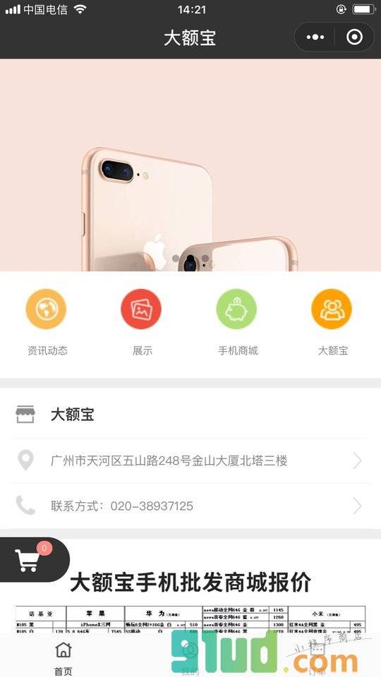 大额宝小程序截图
