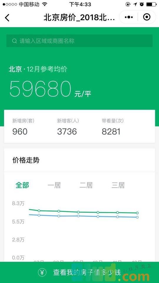 链家丨买房租房新房二手房房价小程序截图