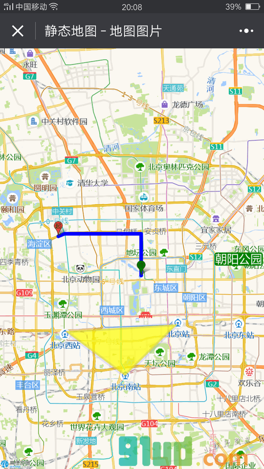 高德开放平台+小程序截图