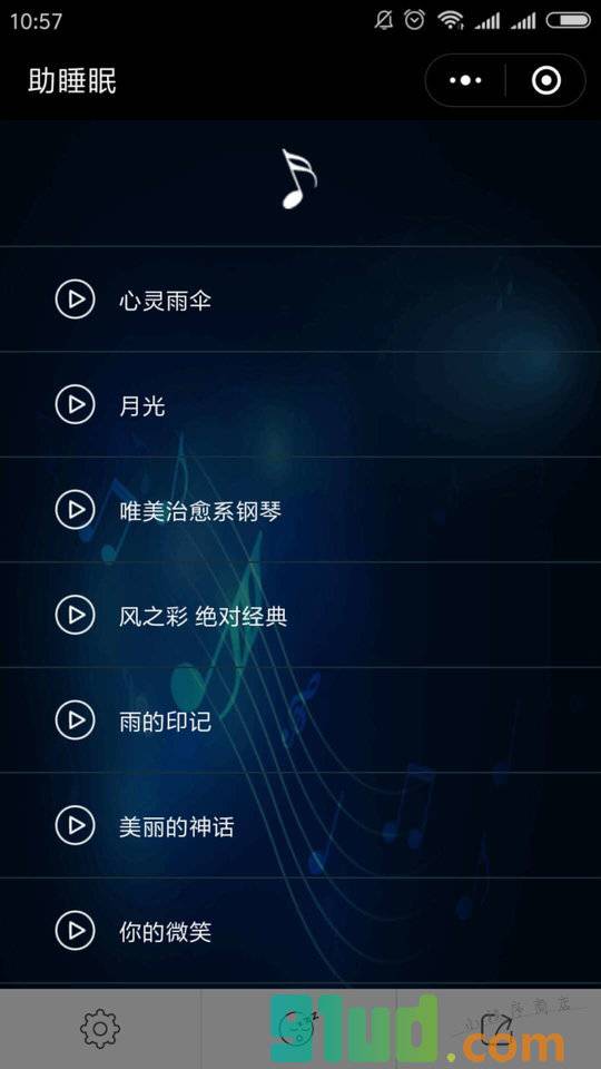 助睡眠小程序截图