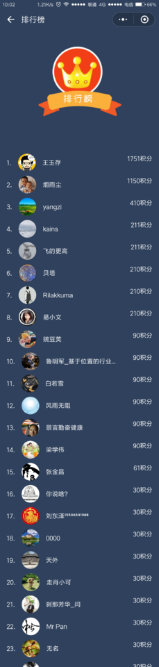 测绘英雄榜小程序截图