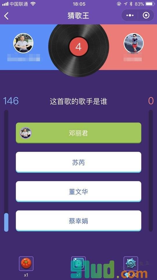 猜歌王小程序截图