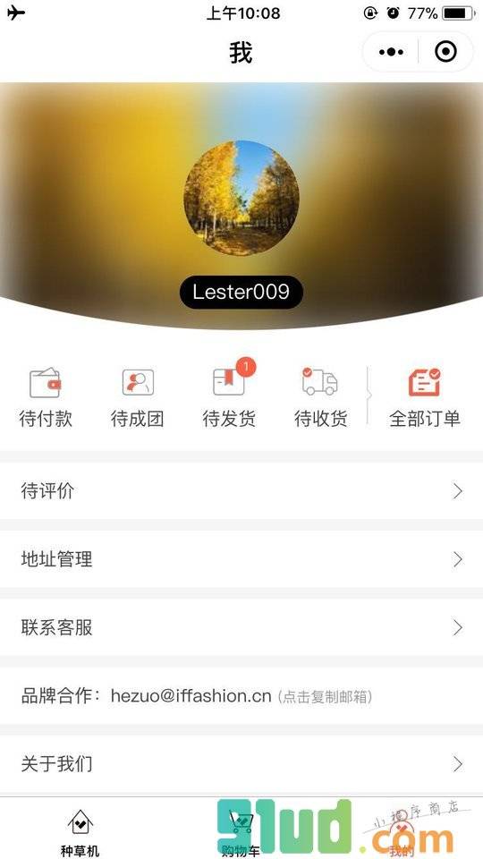 if种草机小程序截图