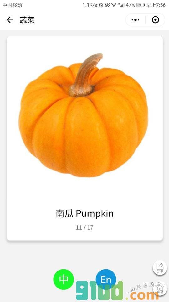 看图知物小程序截图