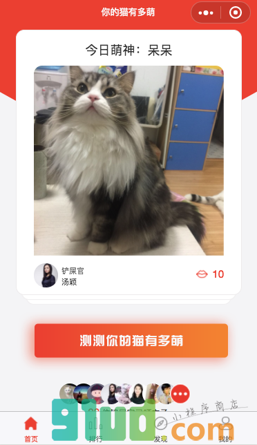 你的猫有多萌小程序截图