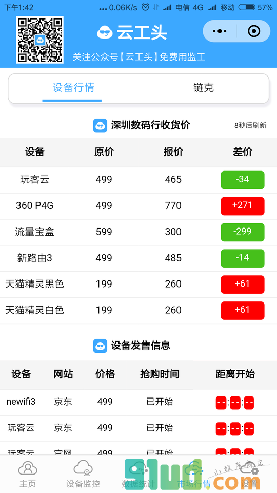 云工头小程序截图