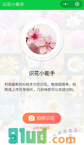 识花小能手小程序截图