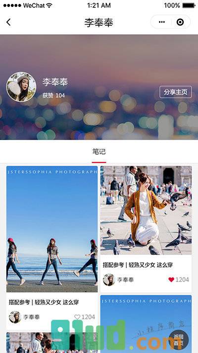 西柚集小程序截图