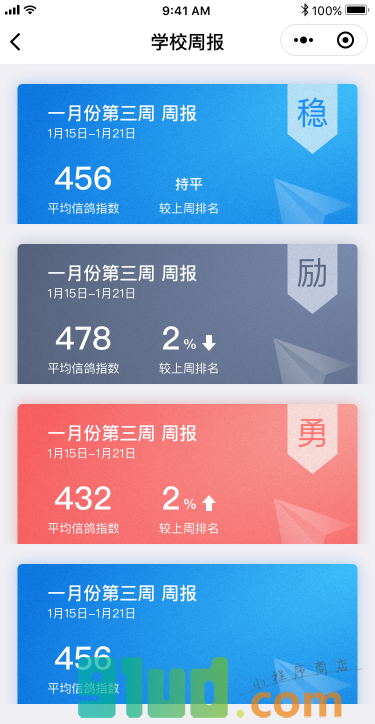 希沃信鸽小程序截图
