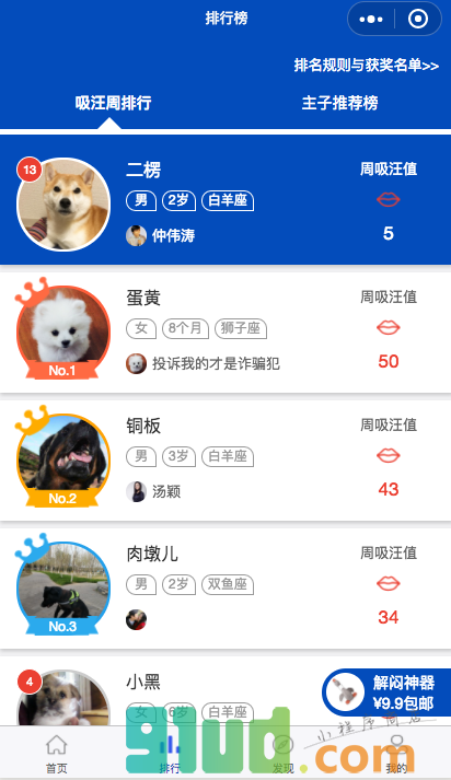 你的狗有多灵小程序截图