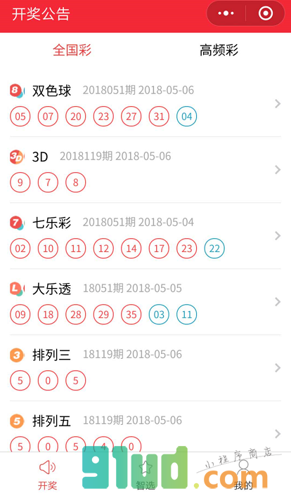 彩点小程序截图